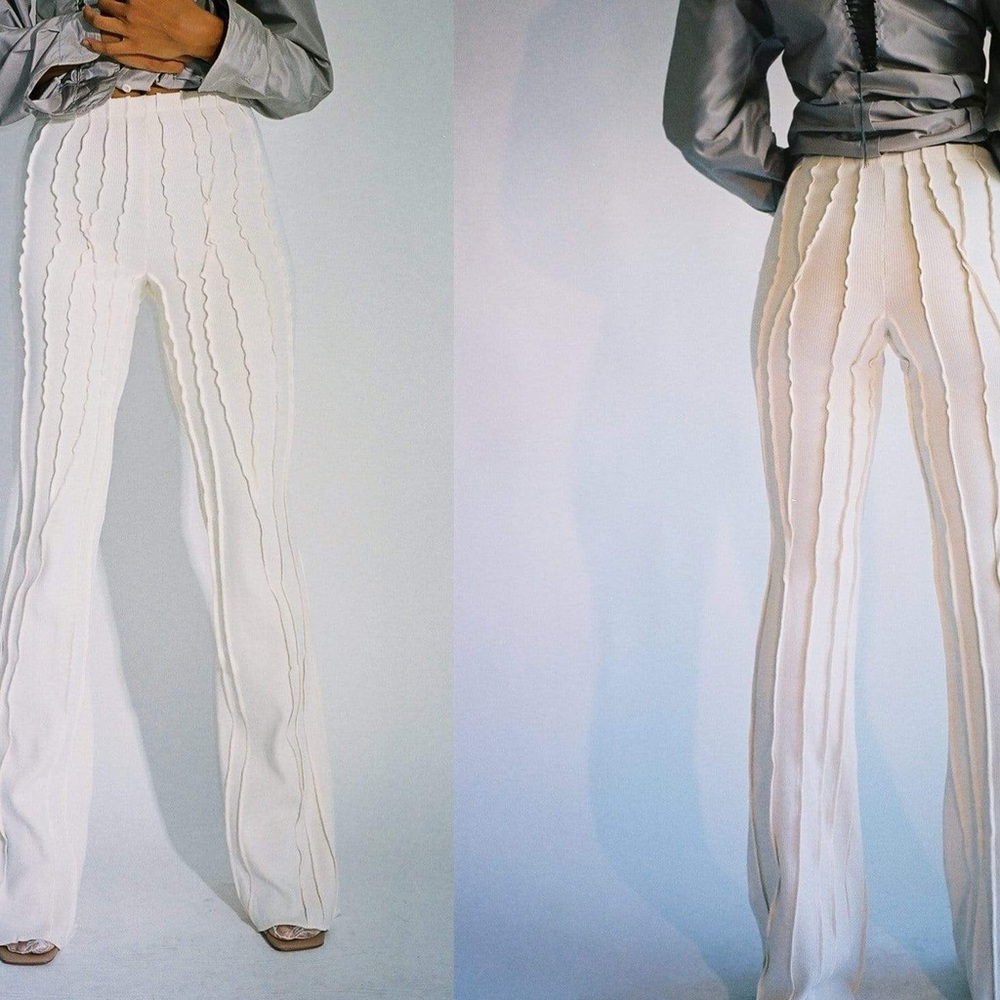 Helena Manzano Pulcino 3D Stripe Pant